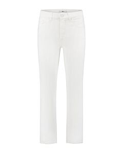 7 For All Mankind Logan Stovepipe Canvas White - JSSLV520CA