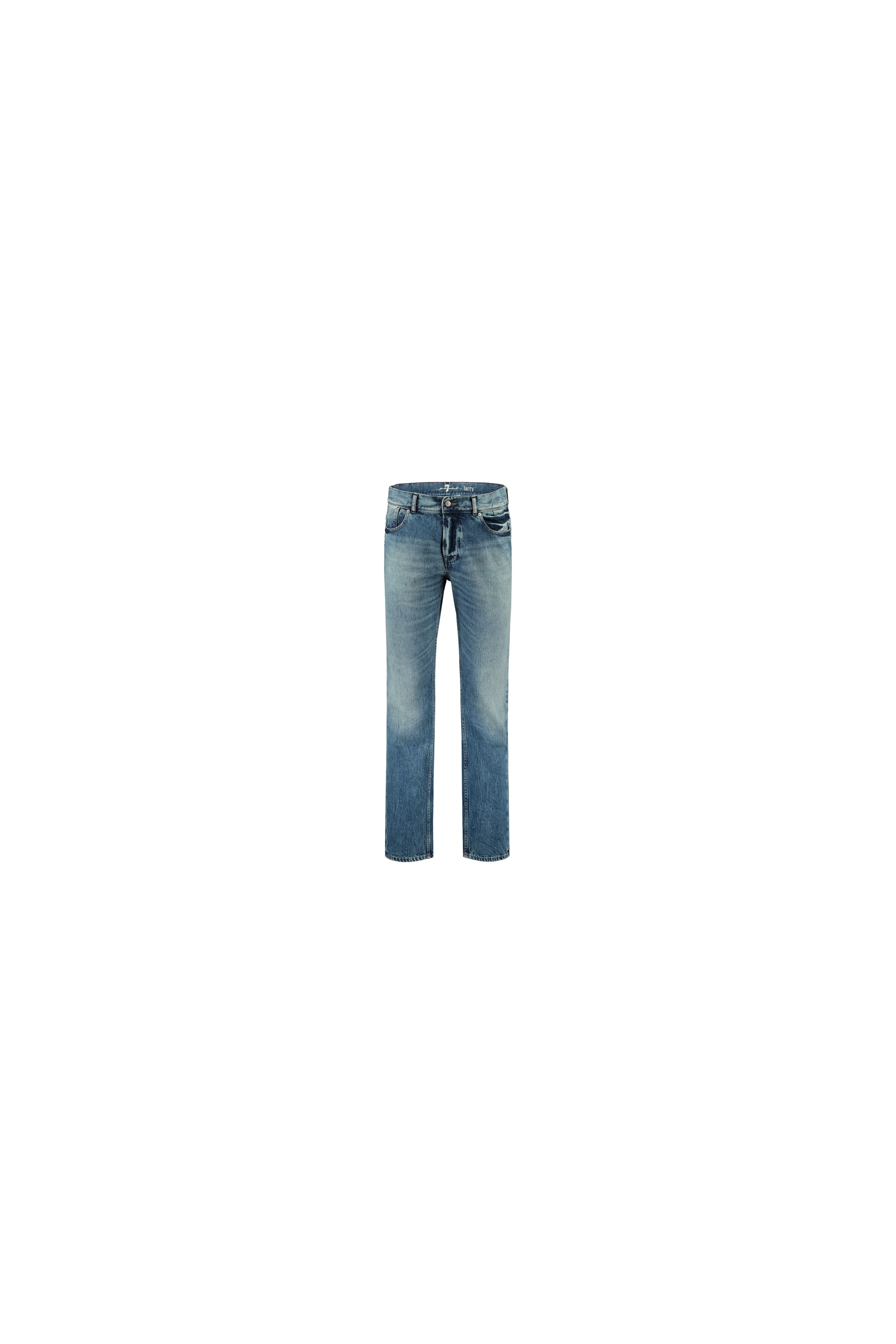 klink beha joggen 7 For All Mankind Larry Slim Tapered Jeans in Selvedge Light Blue -  SKAR410RV | Bloom Fashion