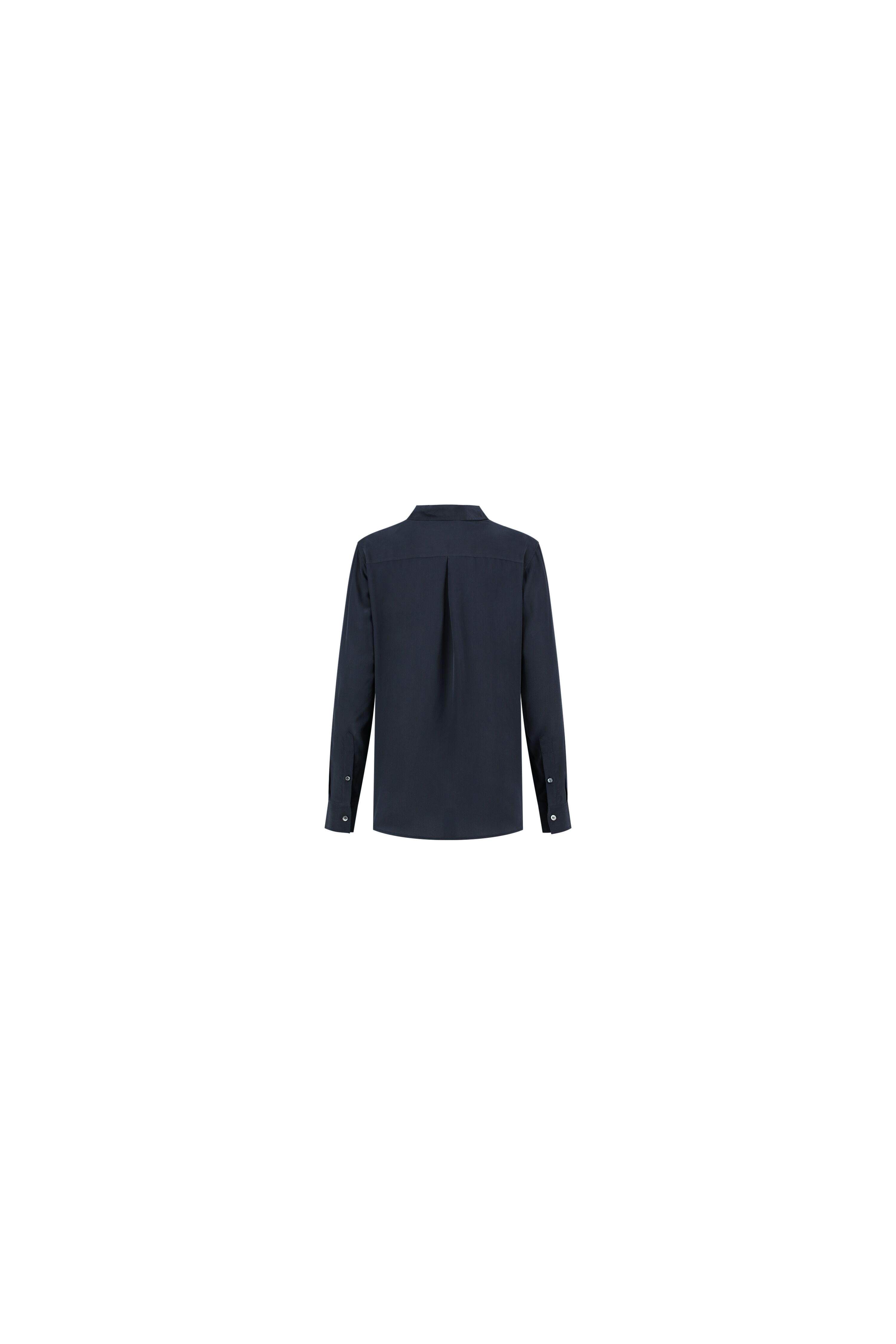 Filippa K Classic Silk Shirt Navy - 19539 2830 | Bloom Fashion