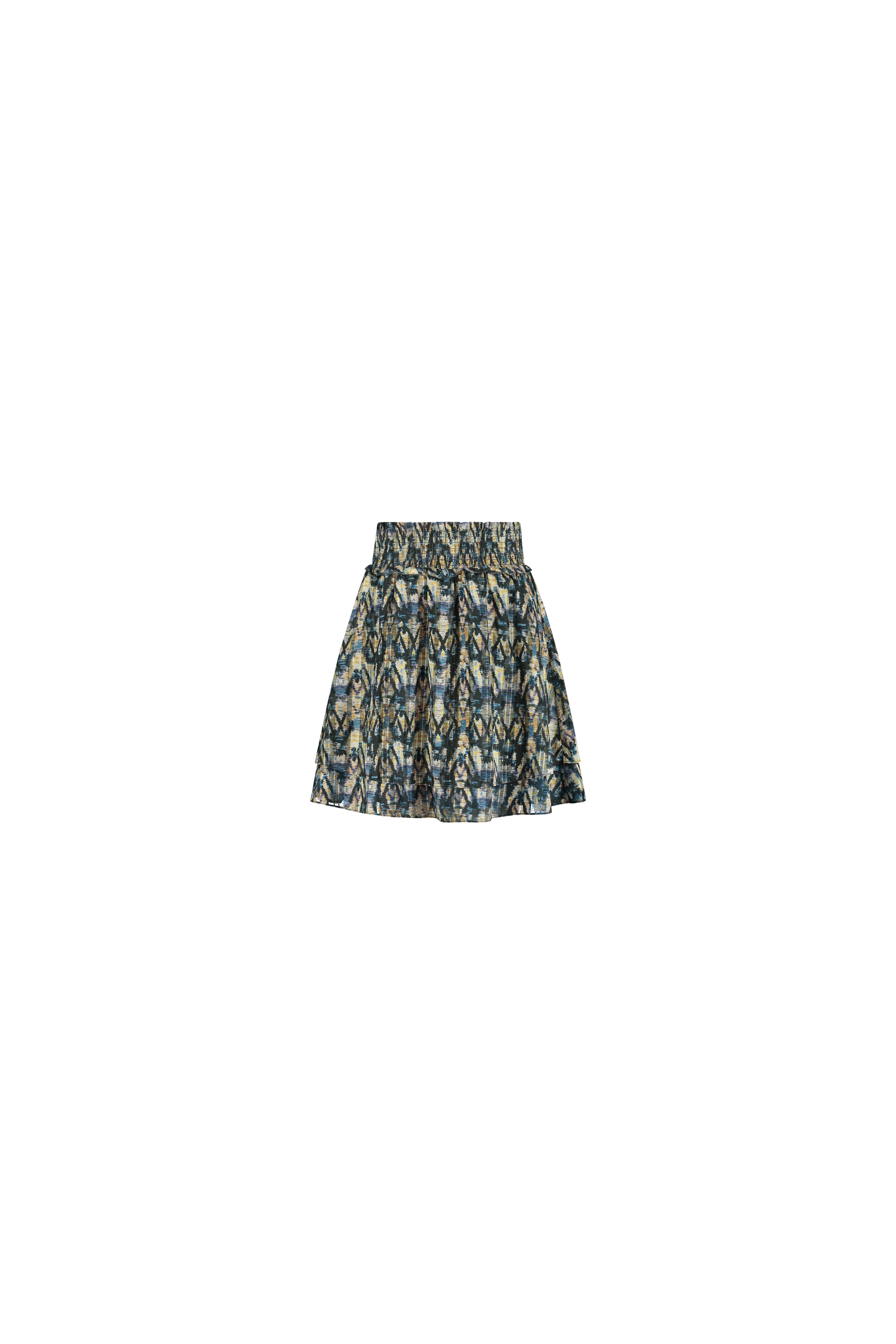 capture white Special Dante 6 Irina Aztec Print Skirt Multicolour - 211512 990 | Bloom Fashion