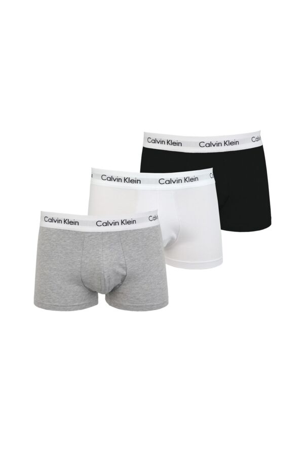 Calvin Klein Underwear 3-pack Low Rise Trunk Black/White/Grey - U2664G-998