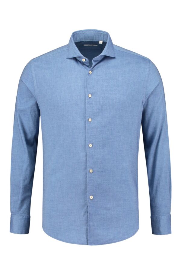 Bloom Fashion Shirt Brushed Cotton 722ML 700 Blauw