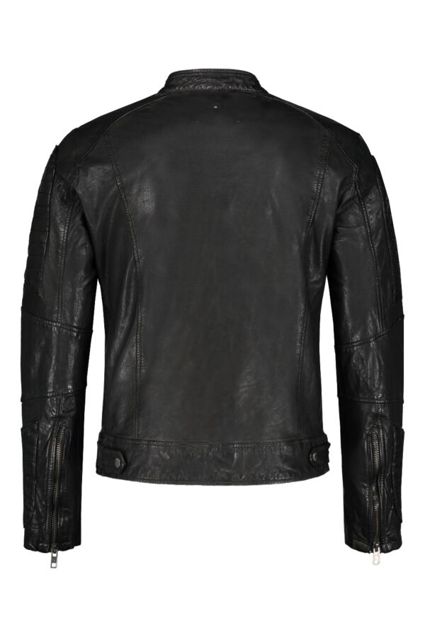 Be Edgy Leather Jacket Far in Black - M18116