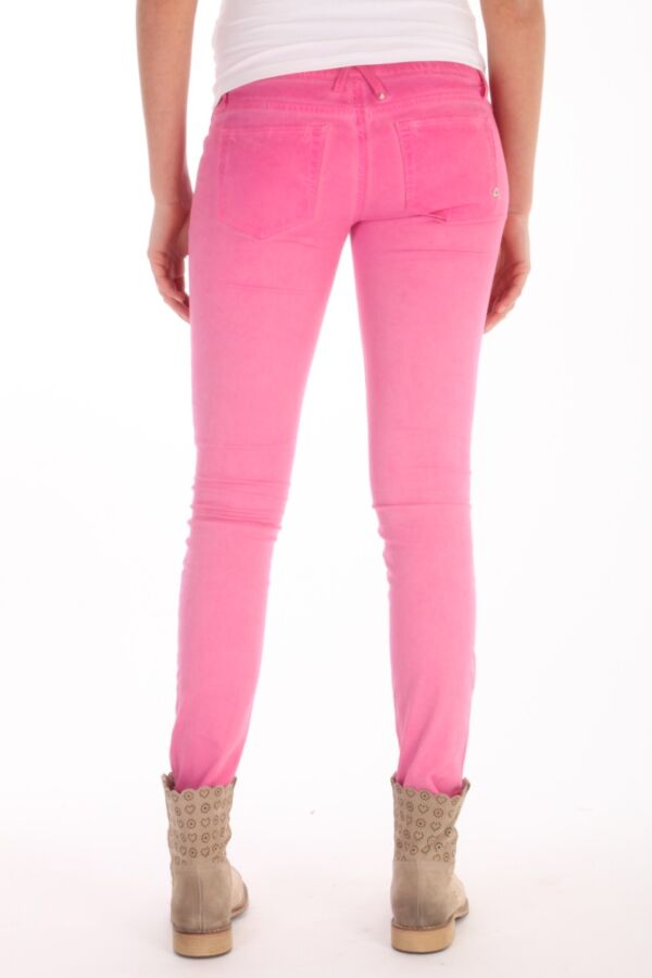 Colored Denim Cycle Jeans  WPT357 C004 T595 Fuchsia Rose