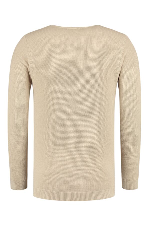 Knowledge Cotton Apparel Pique Crew Neck Knit in Light Feather Gray ...