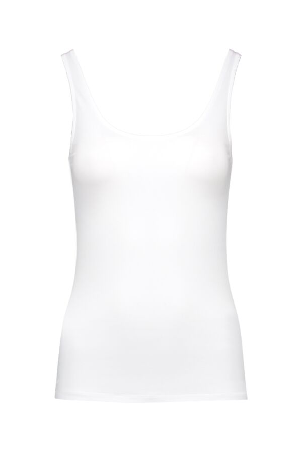 Filippa K Cotton Stretch Tank Top in White - 25331 1009