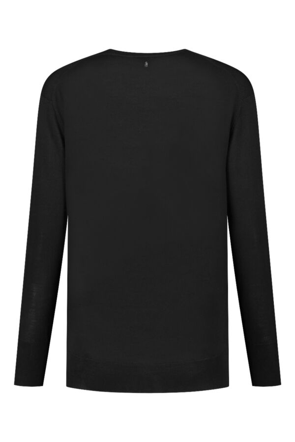 Filippa K Merino V-Neck Sweater Black - 25304 1433