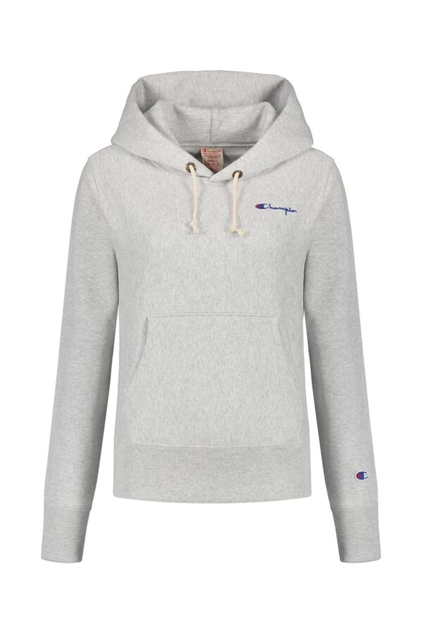 Champion Hooded Sweatshirt Grey Melange - 111556 EM004 LOXGM