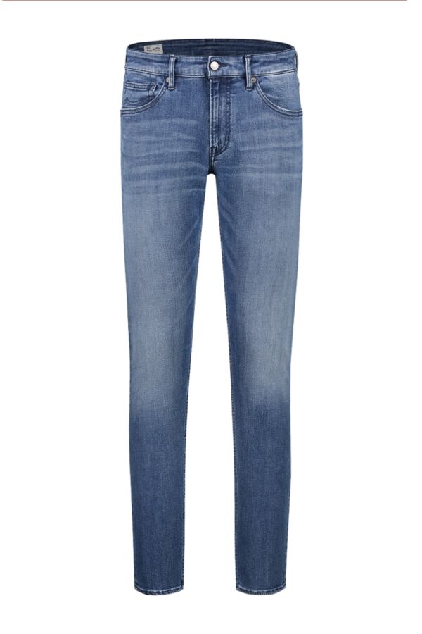 KOI Jeans Charles Mid Rise Slim Myla Worn In - K200151210 | Bloom Fashion