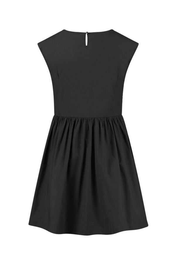 Woolrich Ws Popeline Dress Black - CFWWDR0041FR UT1509 100 | Bloom Fashion