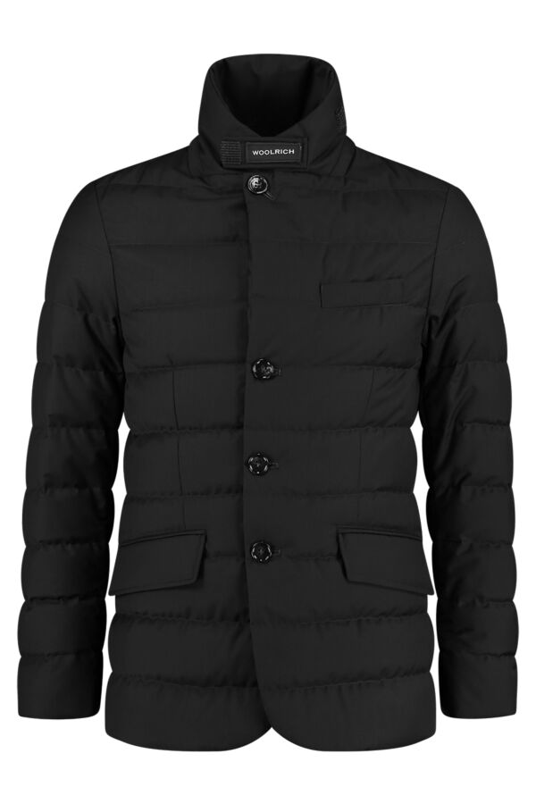 Woolrich Luxe Blazer Black - CFWOOU0323MR UT2346 100 | Bloom Fashion