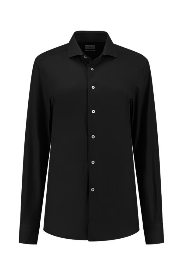 Traiano Rossini Radical Fit Shirt Black - TCR04S TSBC 9000 | Bloom Fashion