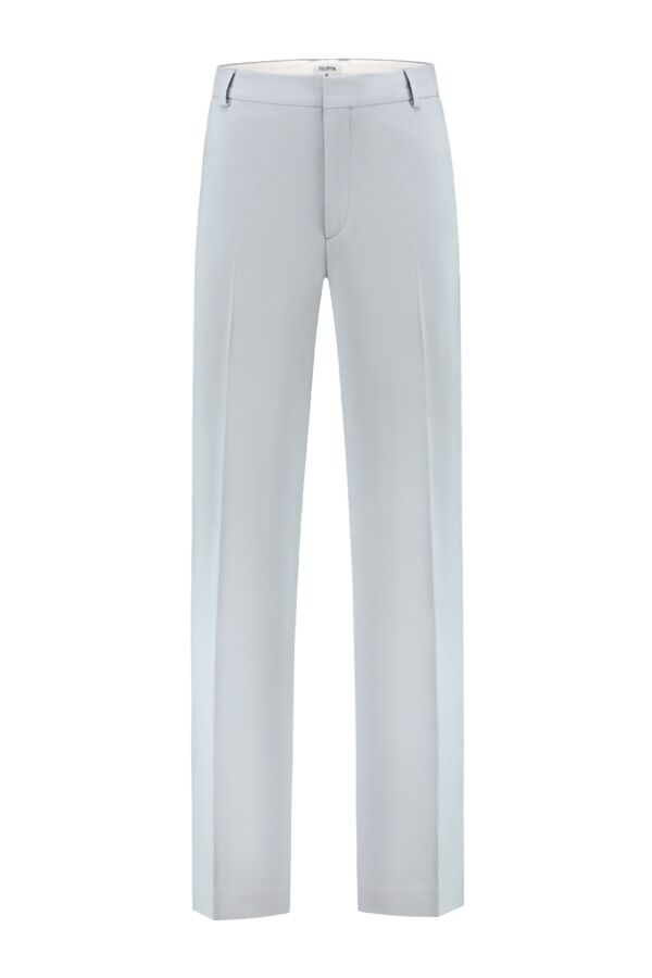 Filippa K Hutton Trousers 29113 9459 Fog Blue Wide Pants | Bloom Fashion
